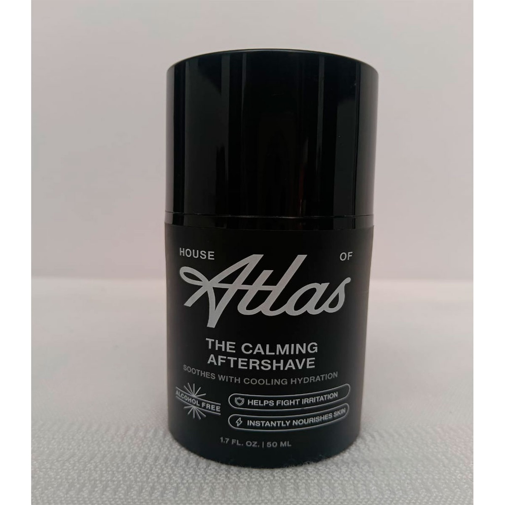 House Atlas The Calming Aftershave 50ml Calma y refresca al instante tras el afeitado. Hidrata y suaviza la piel, sin tirantes ni irritaciones. Formula suave y reconfortable. Fragancia elegante y duradera. Vegano probado por dermatólogos. El cierre perfecto para tu rutina diaria. Envío gratis
